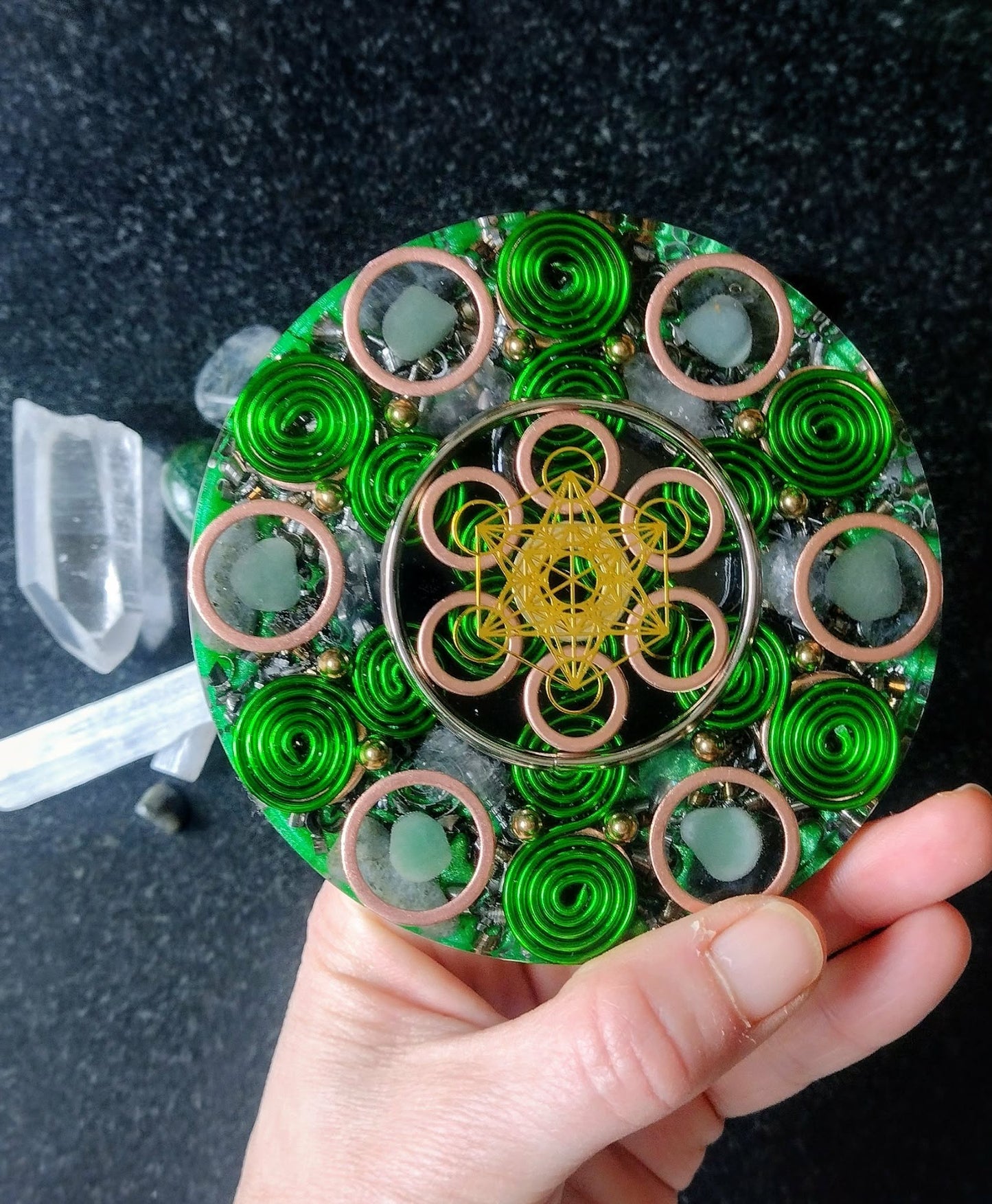 Metatron Orgone coaster