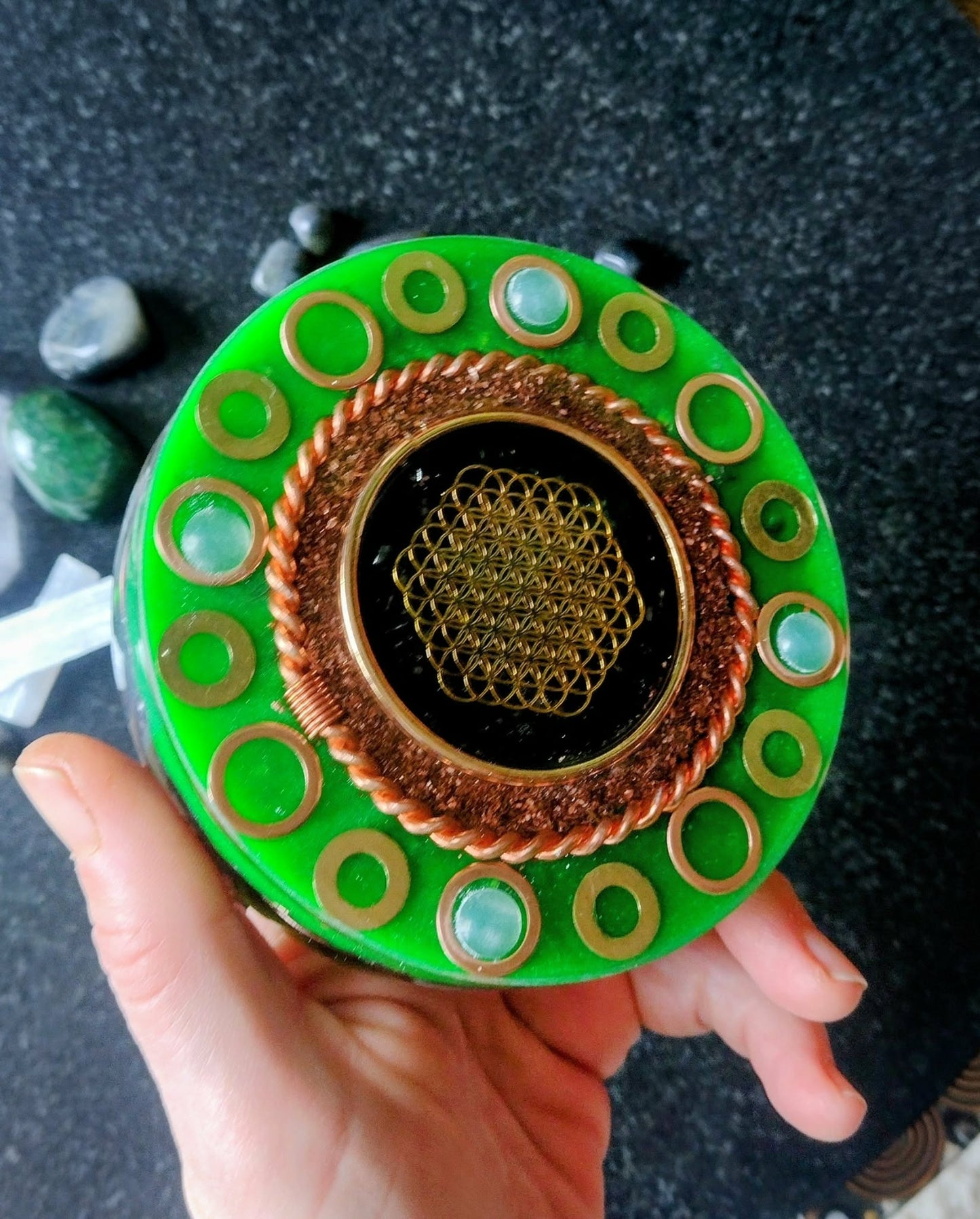 Metatron Orgone coaster