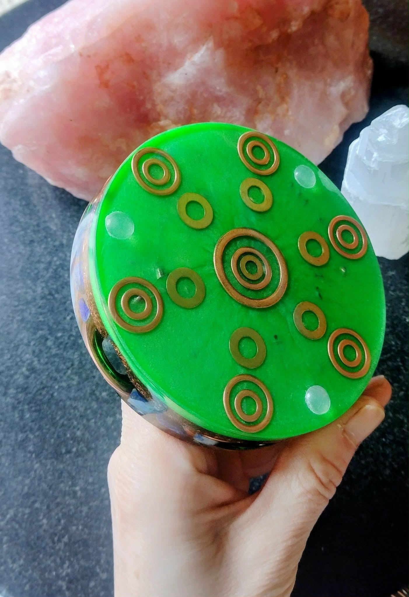 Flower of Life Orgone coaster